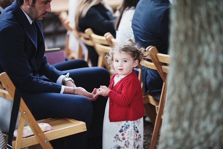 Young wedding guest