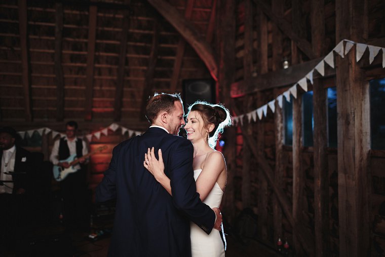 Bride and groom first dance