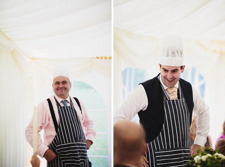 Host the roast on wedding day