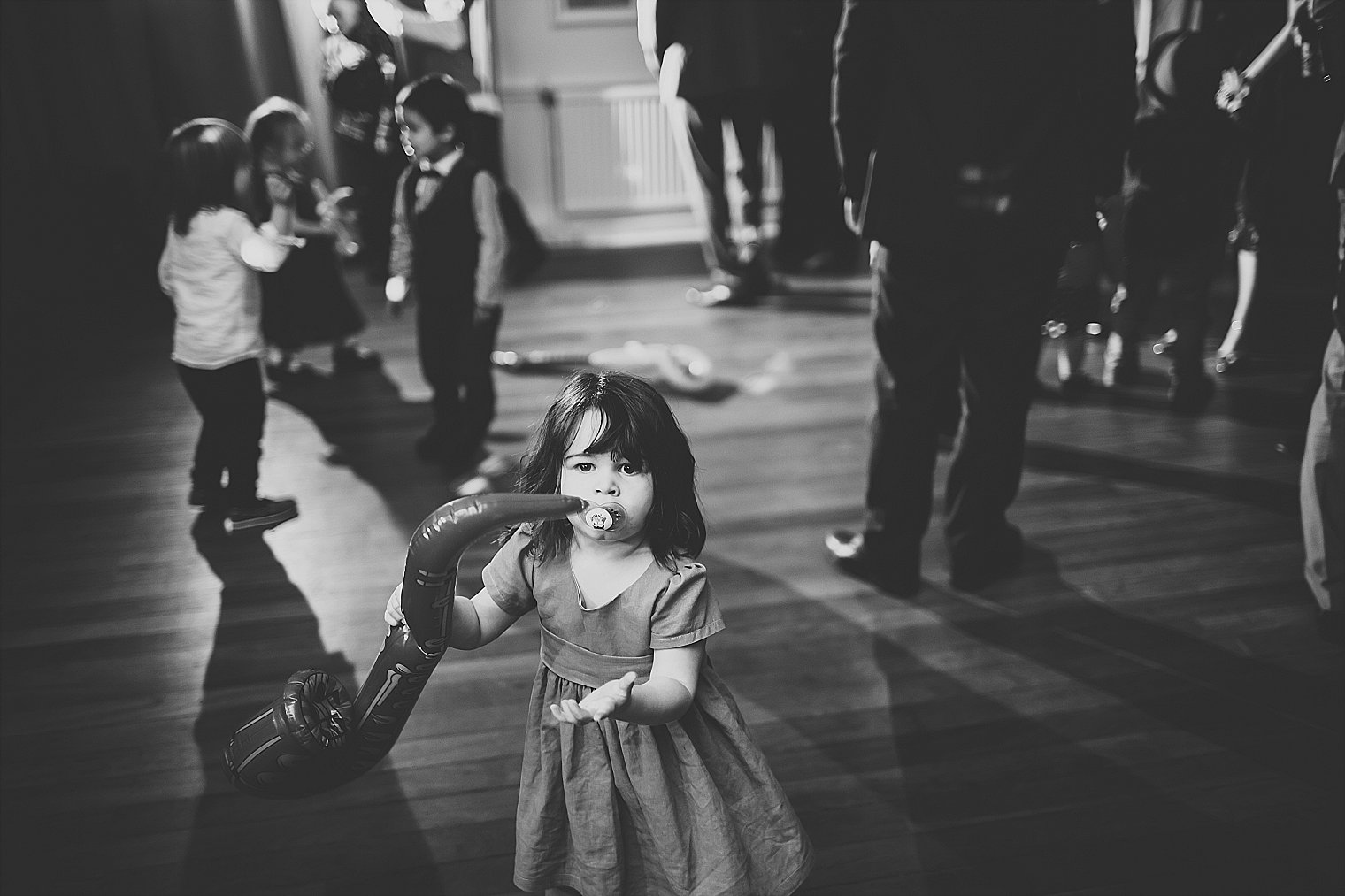 Flowergirl dancing