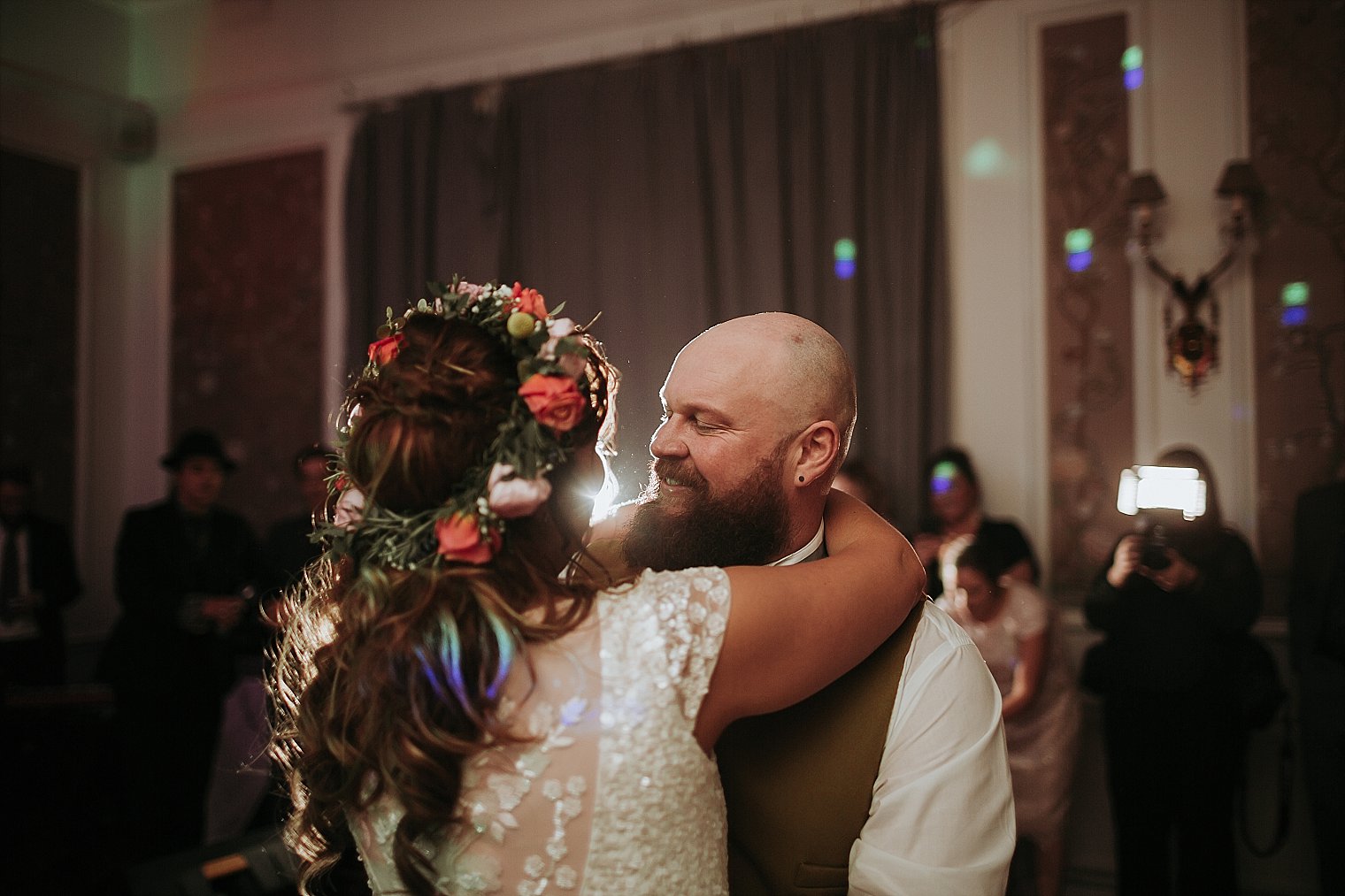 Bride and grooms first dance