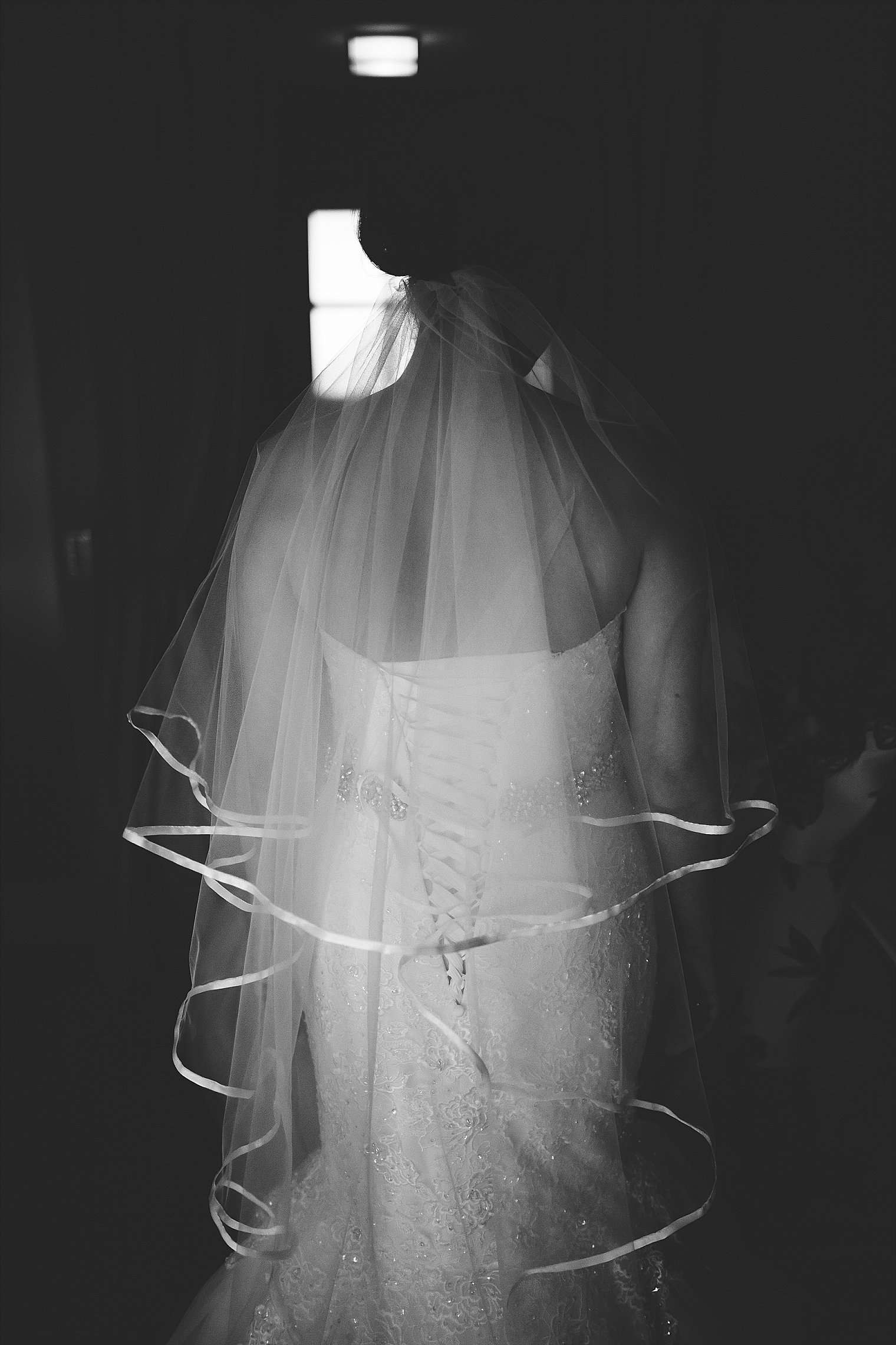 Back of wedding dress