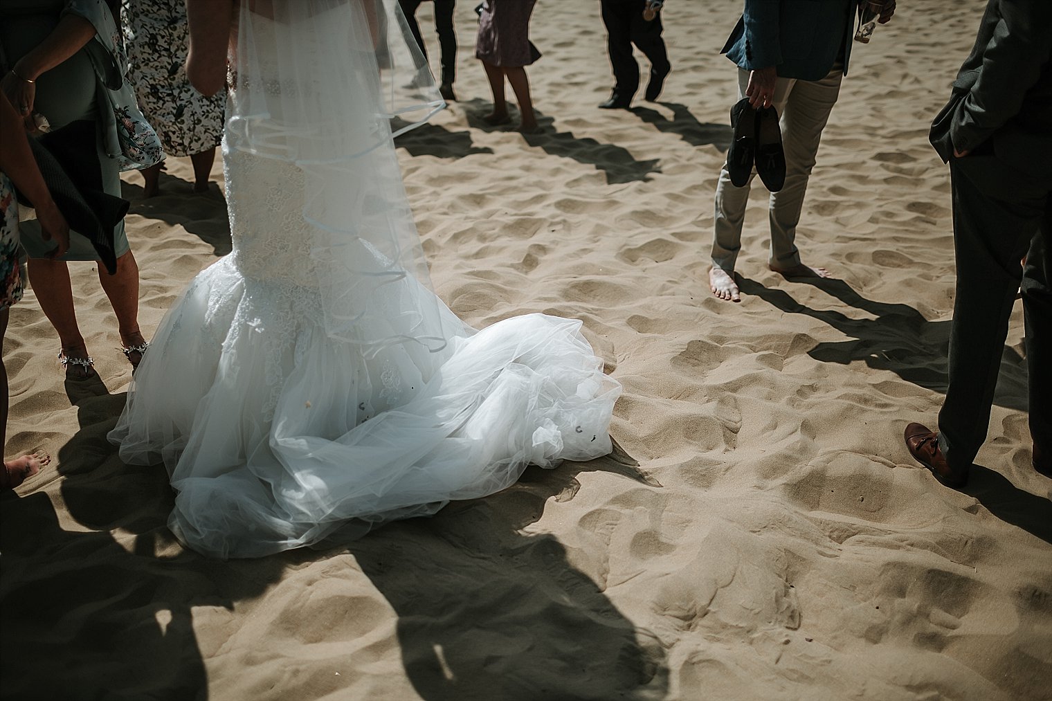 Brides wedding dress