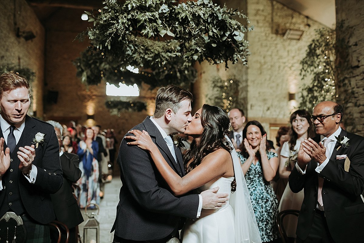 Natural wedding photography at Cripps Barn