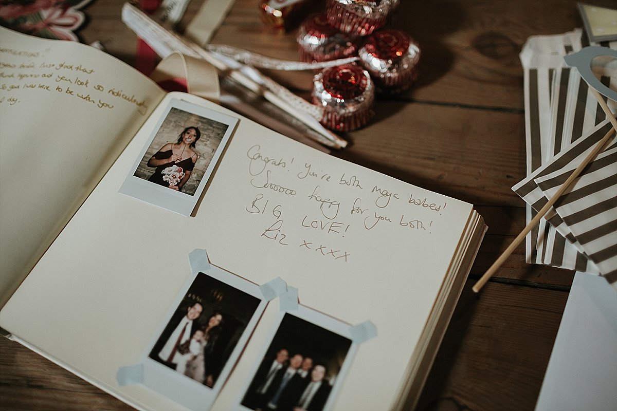 Wedding guest book