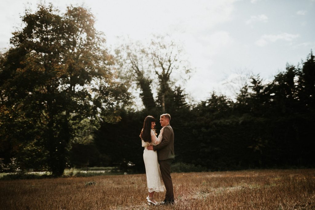 Bride and Groom at Chilham Village Hall