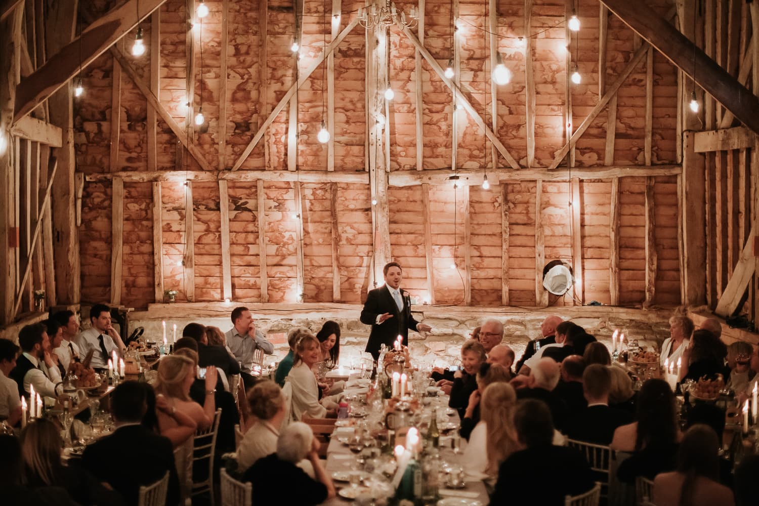 Groom giving a speech